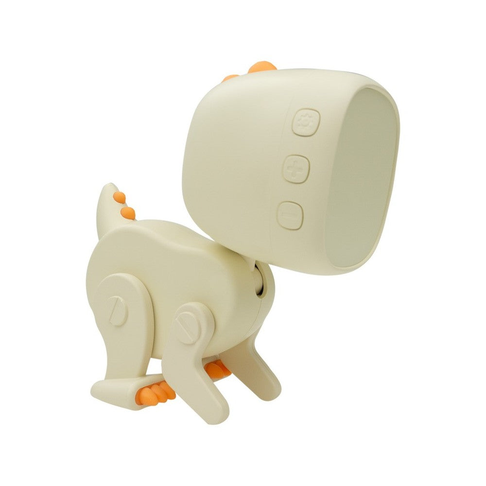 Despertador Infantil Robo Dino Branco Mary’s Recarregável