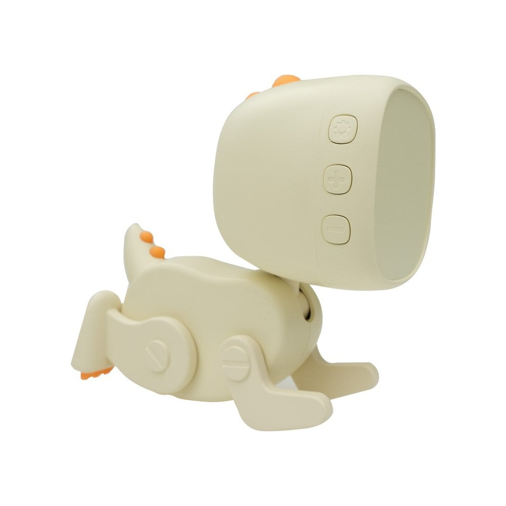 Despertador Infantil Robo Dino Branco Mary’s Recarregável