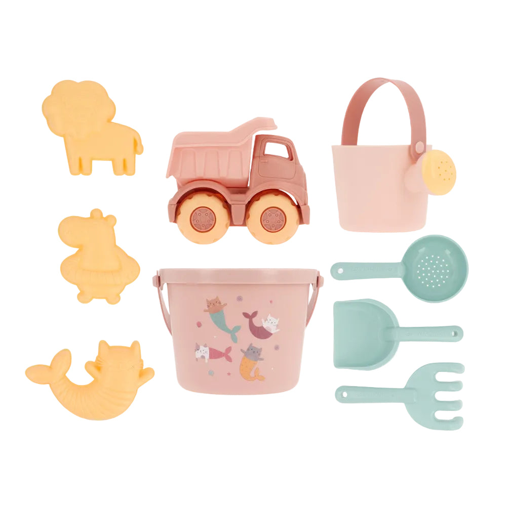 Set brinquedos praia Mermaid Cats Monneka bebé