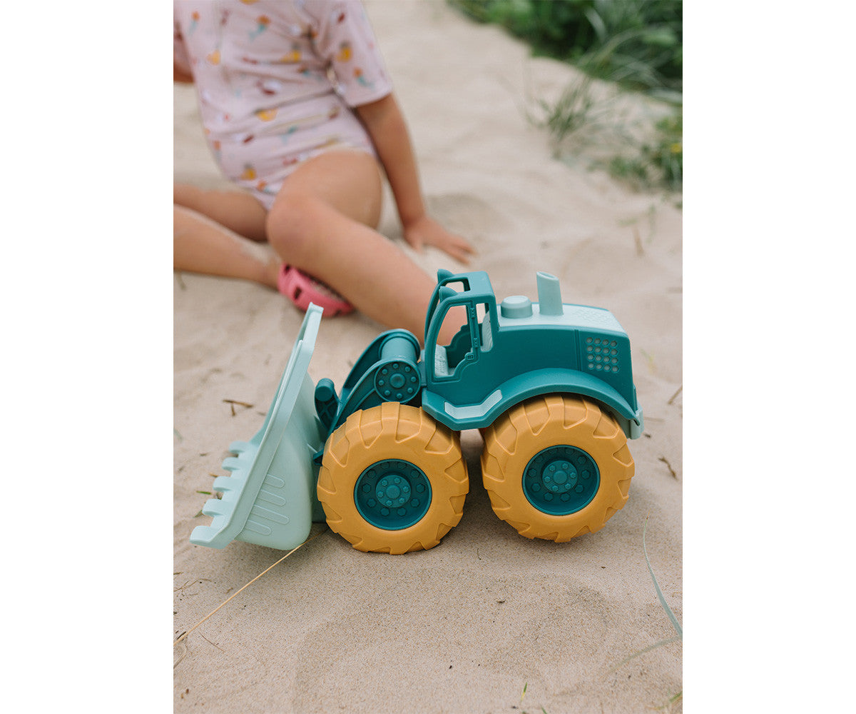 Escavadora infantil Monneka Green praia bebé