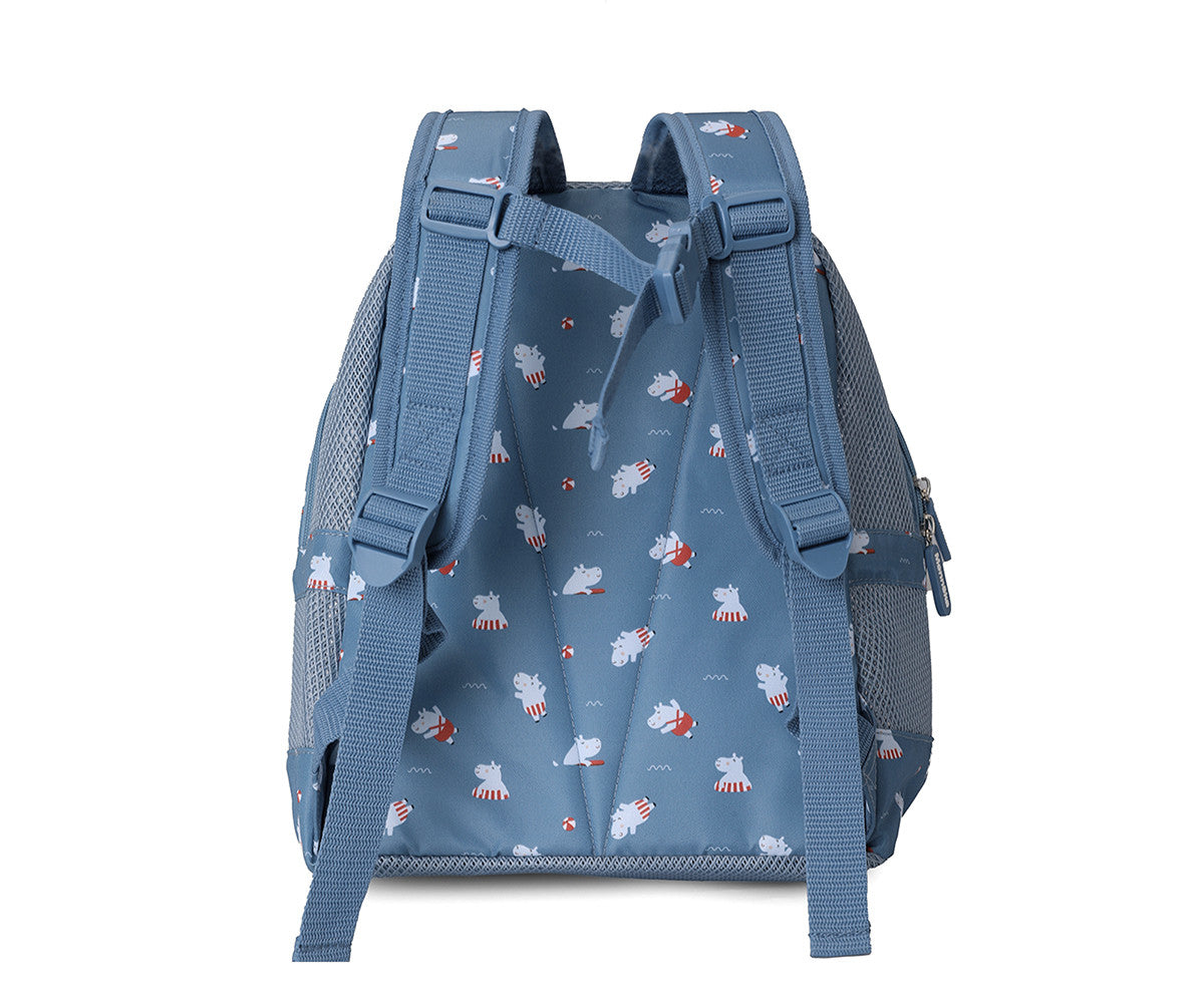 Mochila infantil antiareia Hippos Monneka