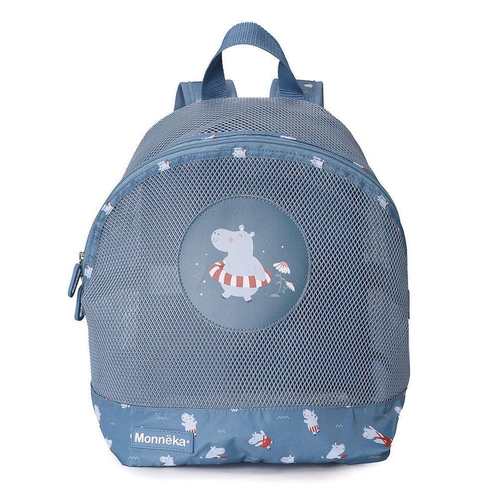 Mochila infantil antiareia Hippos Monneka