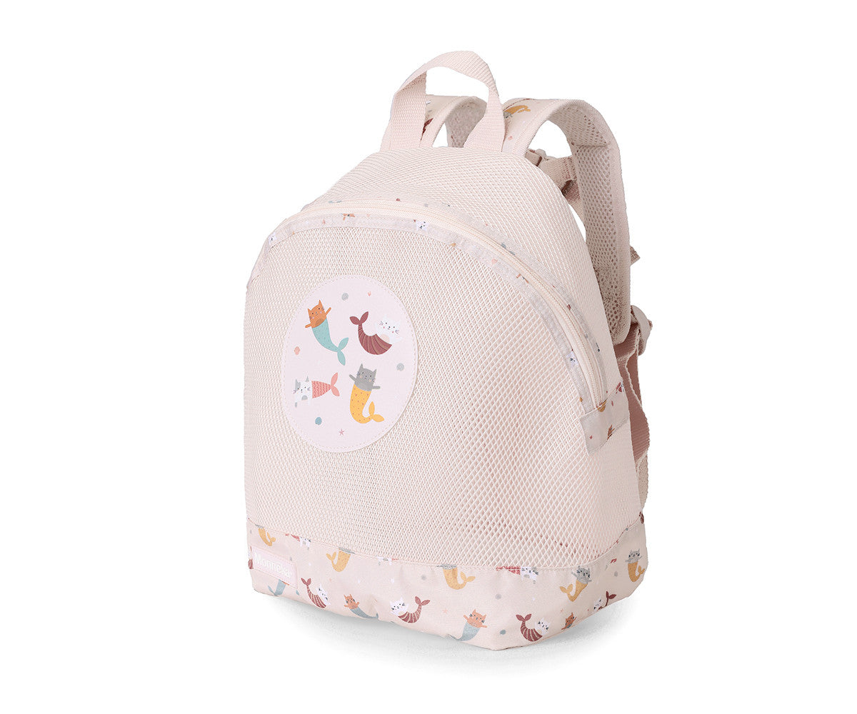 Mochila infantil antiareia Mermaid Cats Monneka