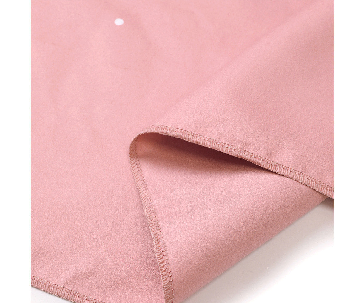Toalha praia microfibra Whale Pink Monneka