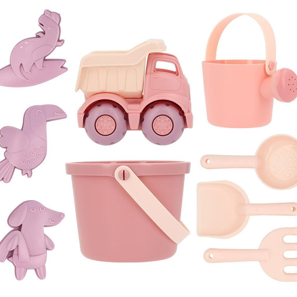 Old Rose Monneka Kids Beach Toy Set Lolla Kids Old Rose Monneka Kids Beach Toy Set Lolla Kids