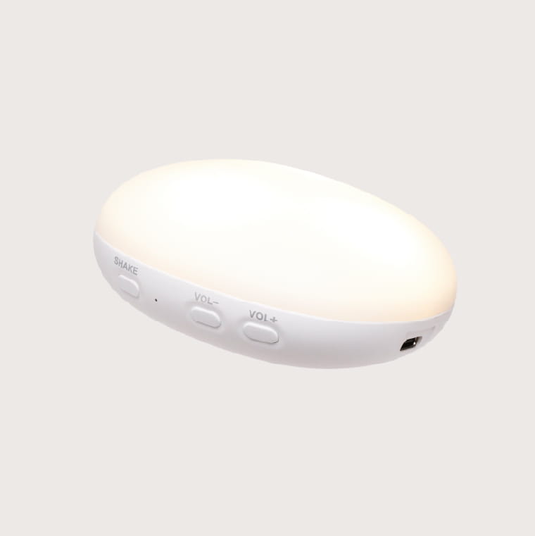 Ursinho MOONIE Organic com luz noturna e som calmante