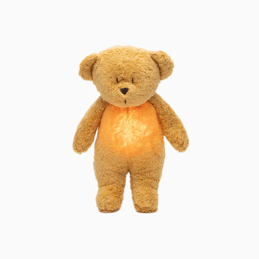 MOONIE 2.0 – Ursinho Orgânico com Luz, Som e Detetor de Choro | Lolla Kids