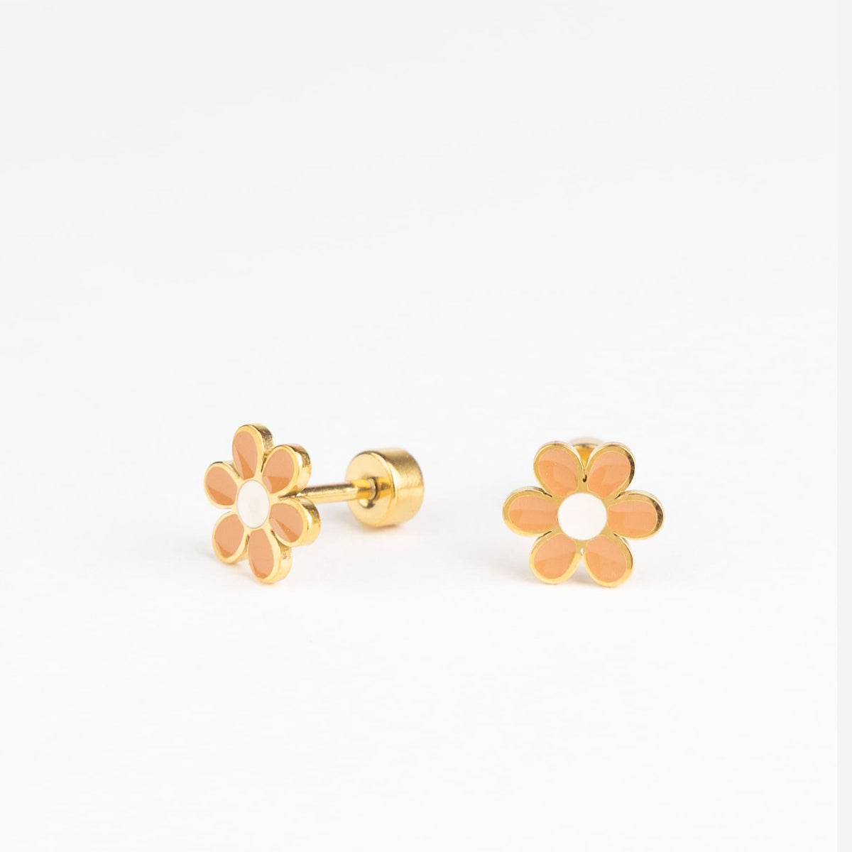 Brincos Infantis Little Daisy Mrs Ertha de frente | mrsertha-brincos-infantis-little-daisy-lollakids