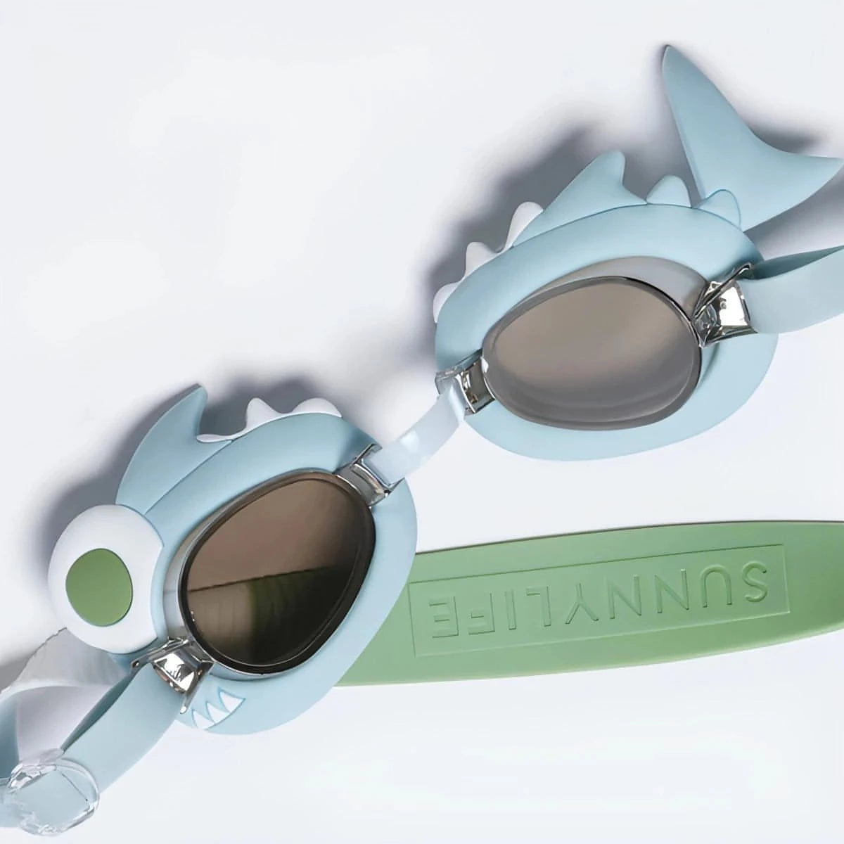 Óculos de Natação Khaki o Tubarão