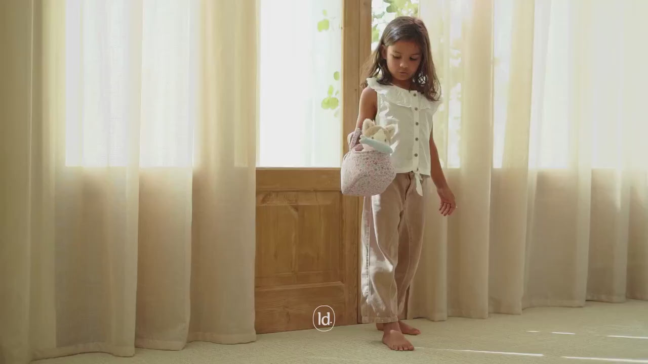 Gato de Peluche Marley na Mala Multicolor | Little Dutch | Lolla Kids