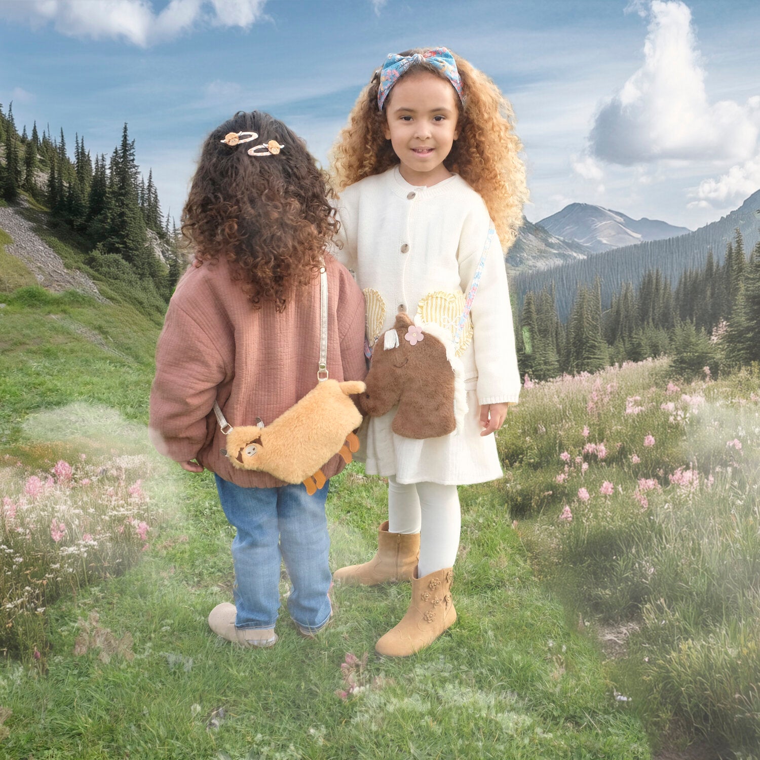 Peggy Pony Bag – Bolsa Infantil Pónei em Pêlo Suave com Alça Ajustável