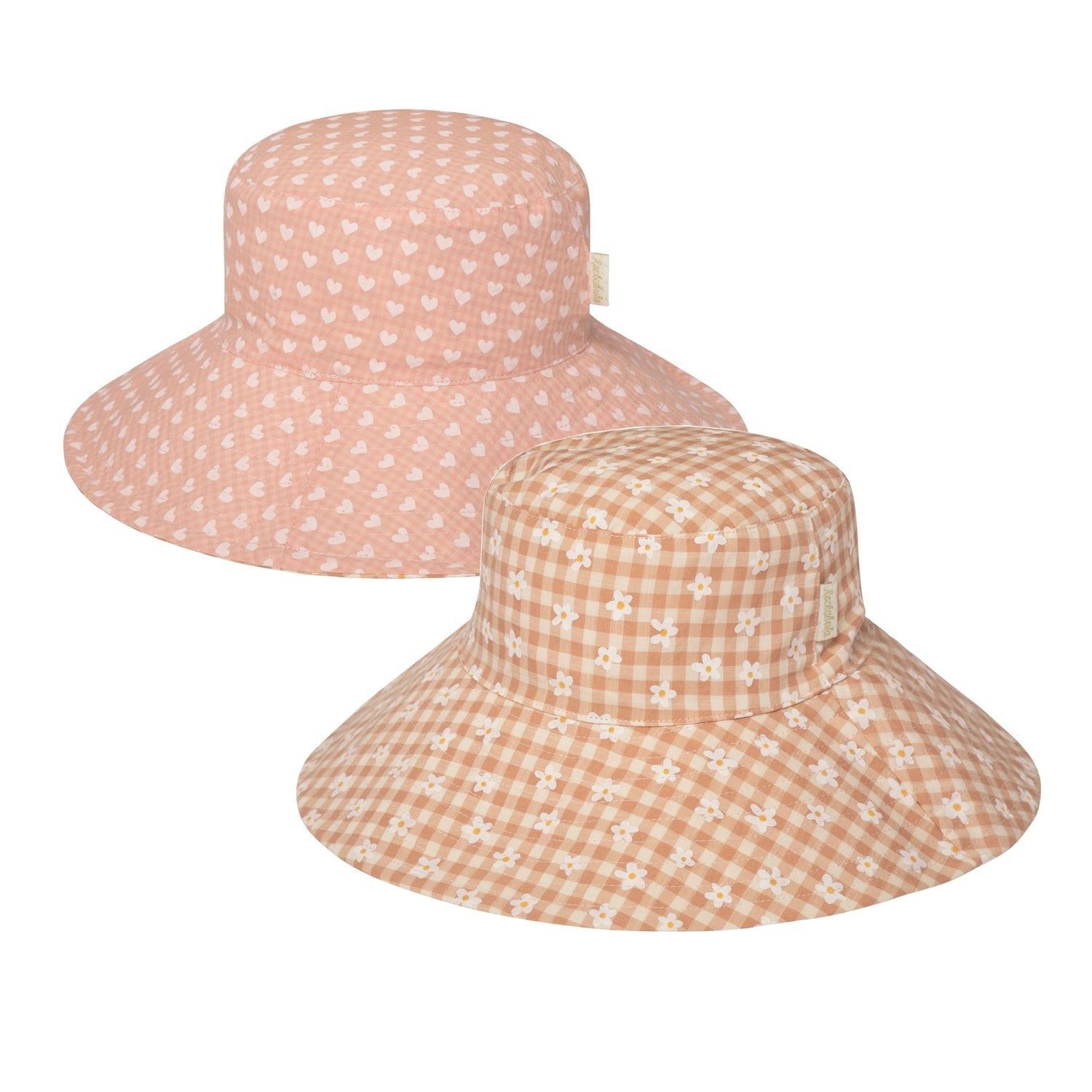 Chapéu Reversível Daisy Gingham Criança 