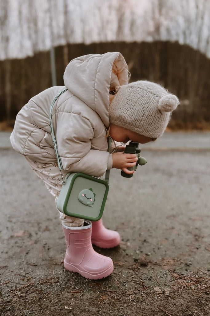 Bolsa Silicone Dino Green Zoofamily c/ Alça