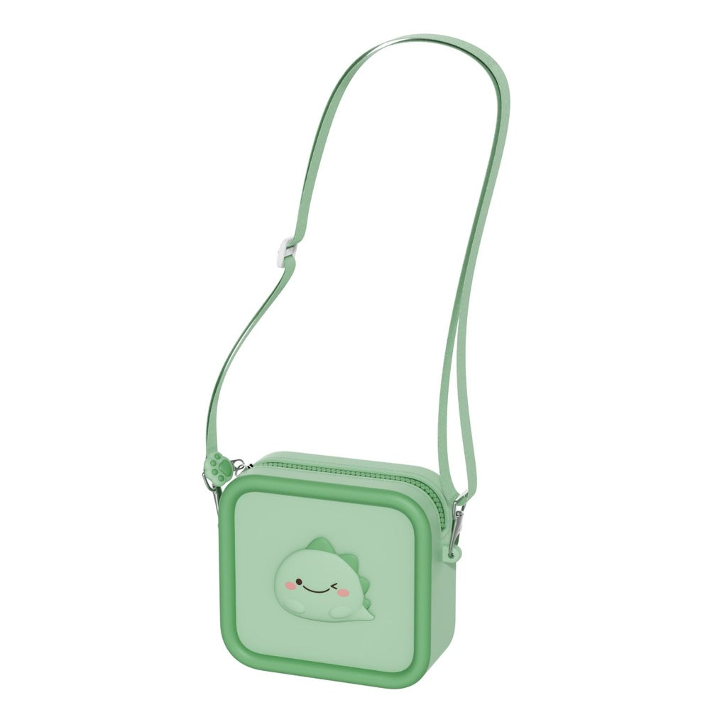 Bolsa Silicone Dino Green Zoofamily c/ Alça