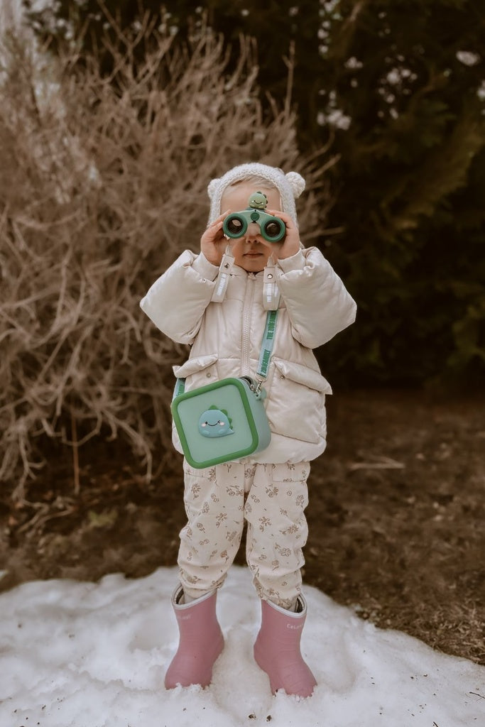 Bolsa Silicone Dino Green Zoofamily c/ Alça