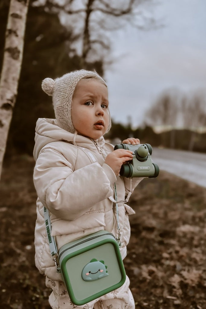 Bolsa Silicone Dino Green Zoofamily c/ Alça