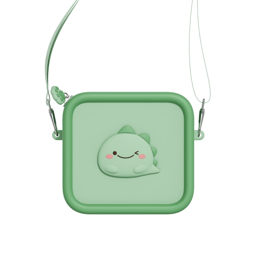 Bolsa Silicone Dino Green Zoofamily c/ Alça