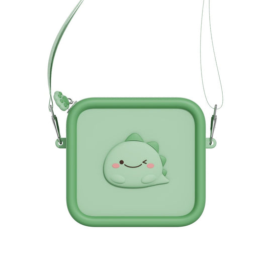 Bolsa Silicone Dino Green Zoofamily c/ Alça