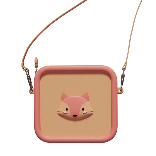 Bolsa Silicone Raposa Zoofamily c/ Alça