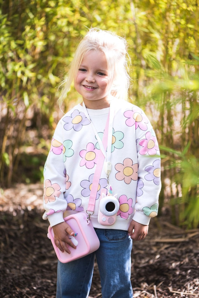Organizador Zoofamily Unicórnio para câmara e walkie-talkies, silicone