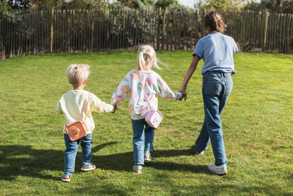 Bolsa infantil em silicone eco-friendly Unicórnio, proteção antirrisco