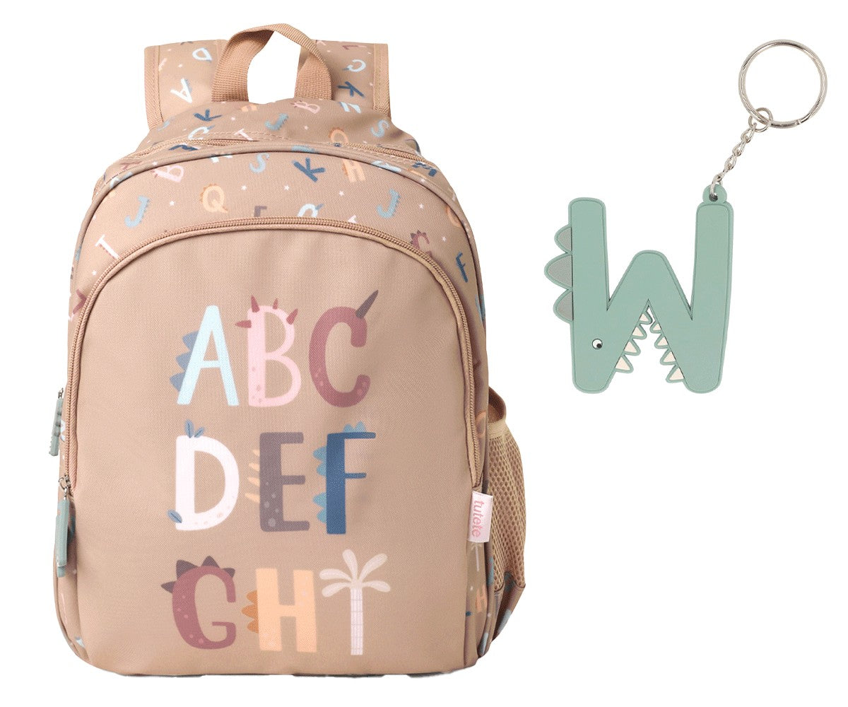 Mochila Média com Porta-chaves Funny Letters da Tutete