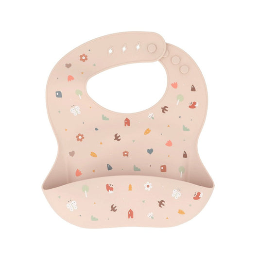 Babete de Silicone Geometric Nature – Tutete | Refeições sem nódoas | Lolla Kids