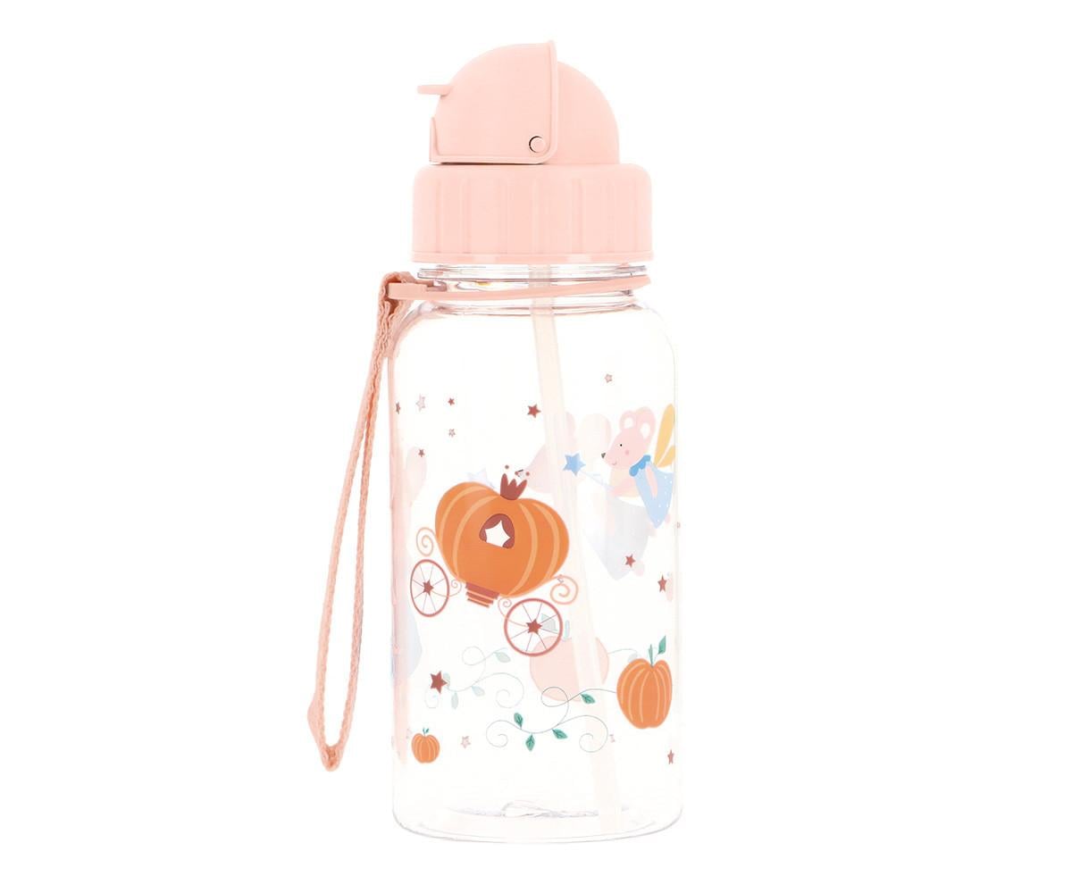 Garrafa infantil com palhinha Mouse Fairies 500ml Tutete