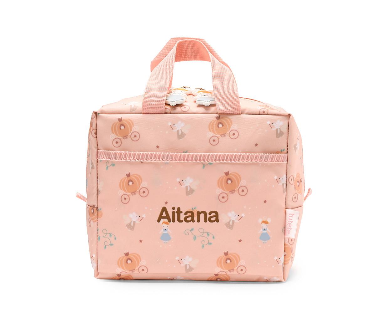 Bolsa térmica Mouse Fairies Tutete - detalhe do estampado de ratinhos fadas