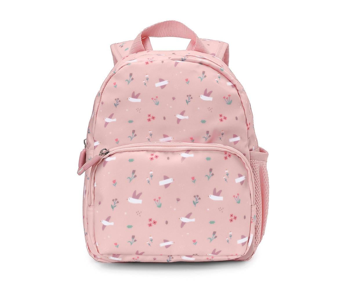 Mochila infantil Blossom Birds Tutete para creche e infantário
