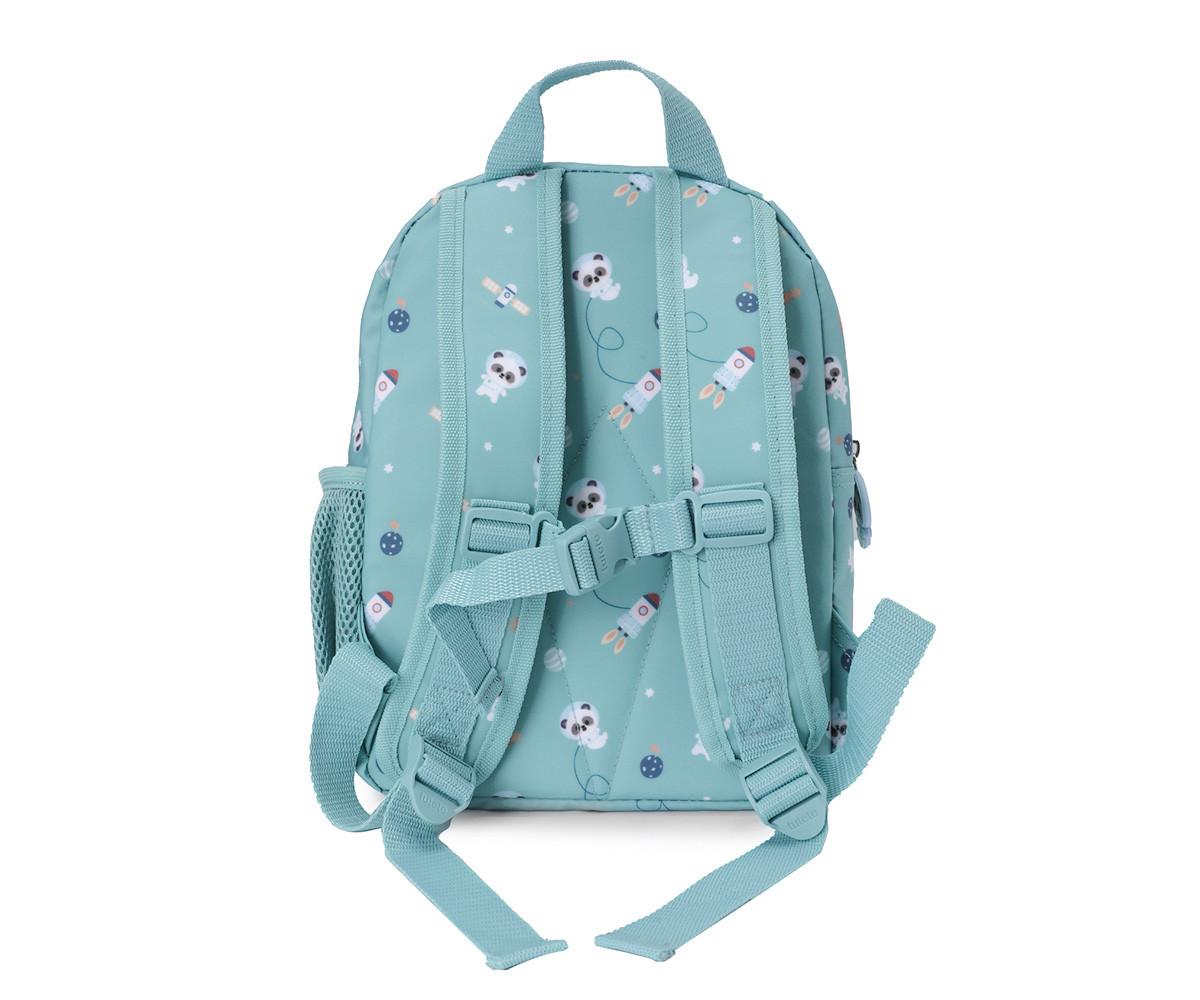 Mochila infantil Pandas in Space Tutete - costas e alças acolchoadas