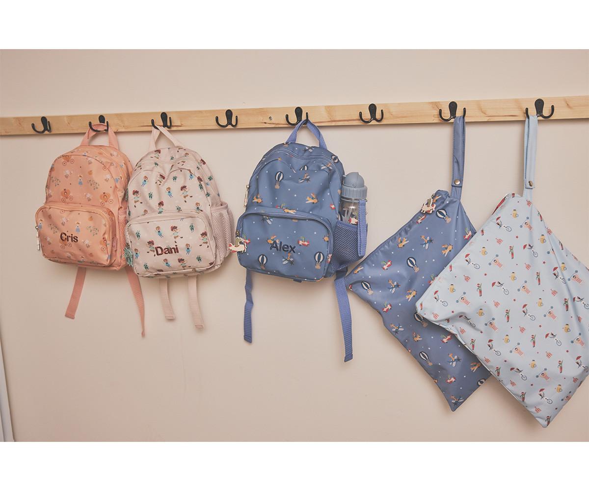 Mochila infantil Planes Tutete - fecho de clip no peito