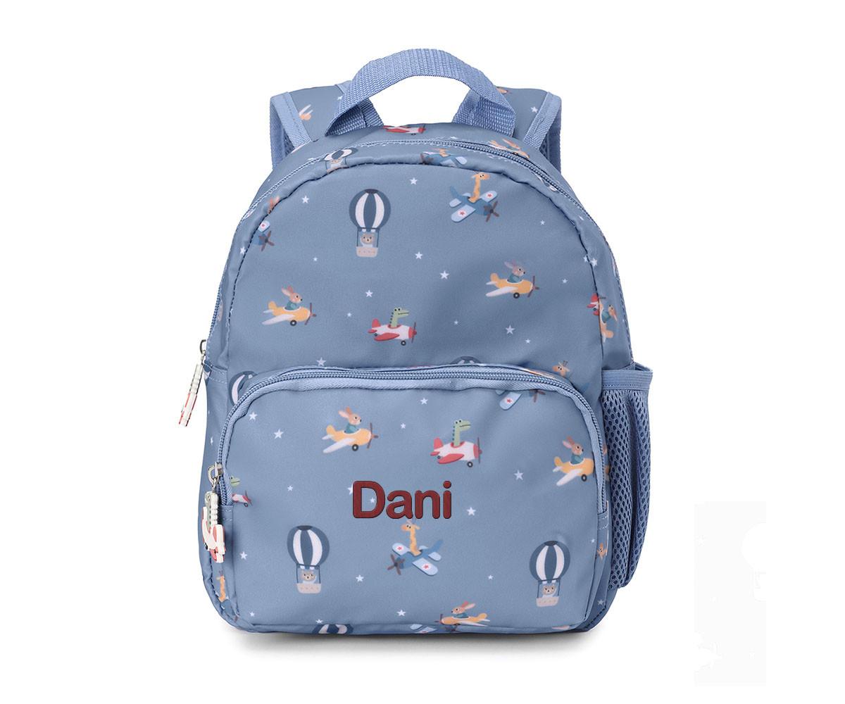 Mochila infantil Planes Tutete - detalhe do bolso exterior