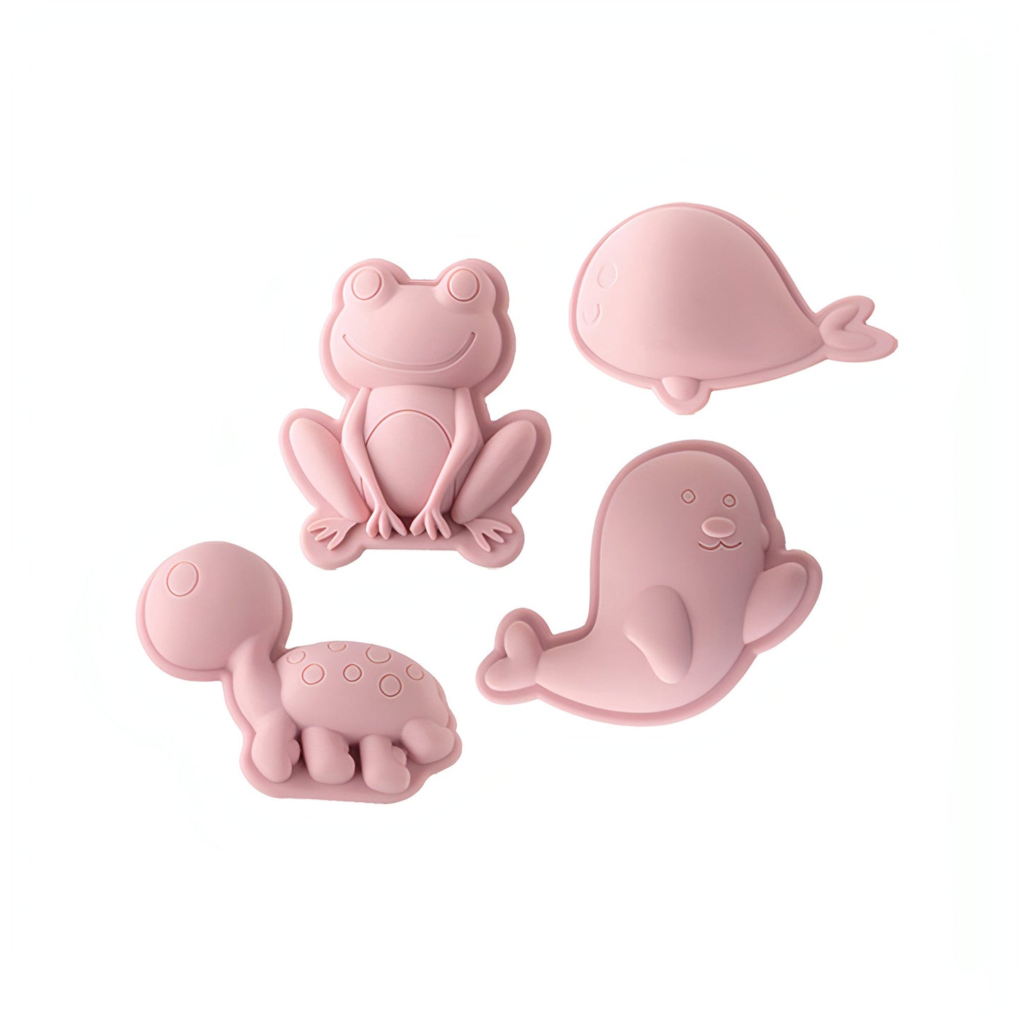 Set de Moldes em Silicone Rosa