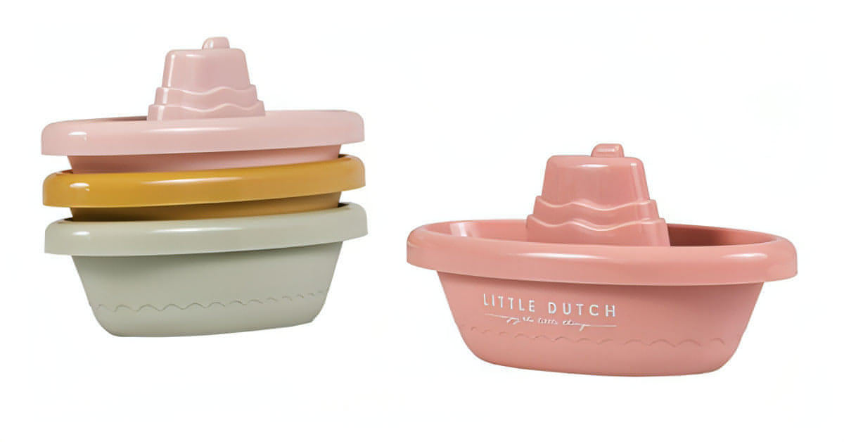Barquinhos de Banho Rosa da Little Dutch na Lolla Kids