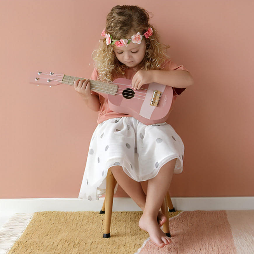 Guitarra em Madeira Rosa da Little Dutch