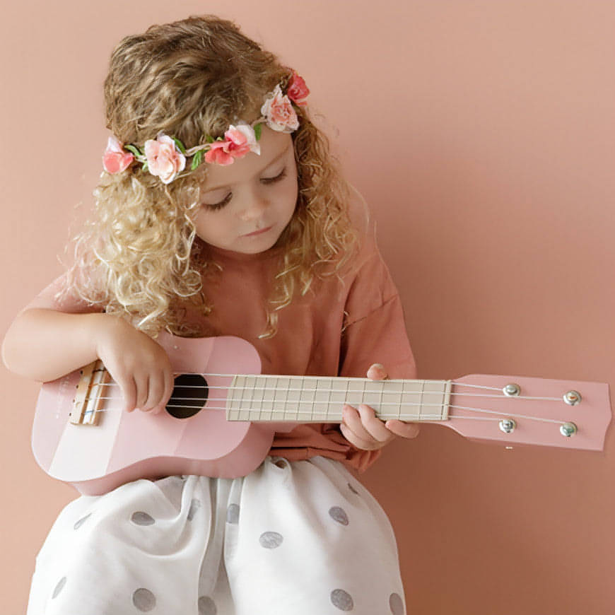 Guitarra em Madeira Rosa da Little Dutch