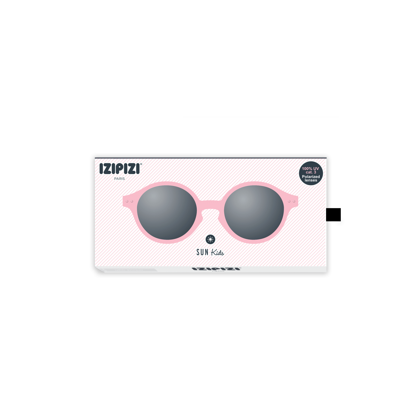 Óculos de Sol Izipizi rosa pastel para crianças dos 9 aos 36 meses
