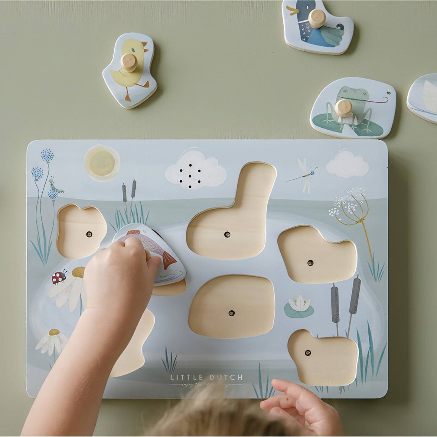 Puzzle de Encaixe Sonoro Little Goose