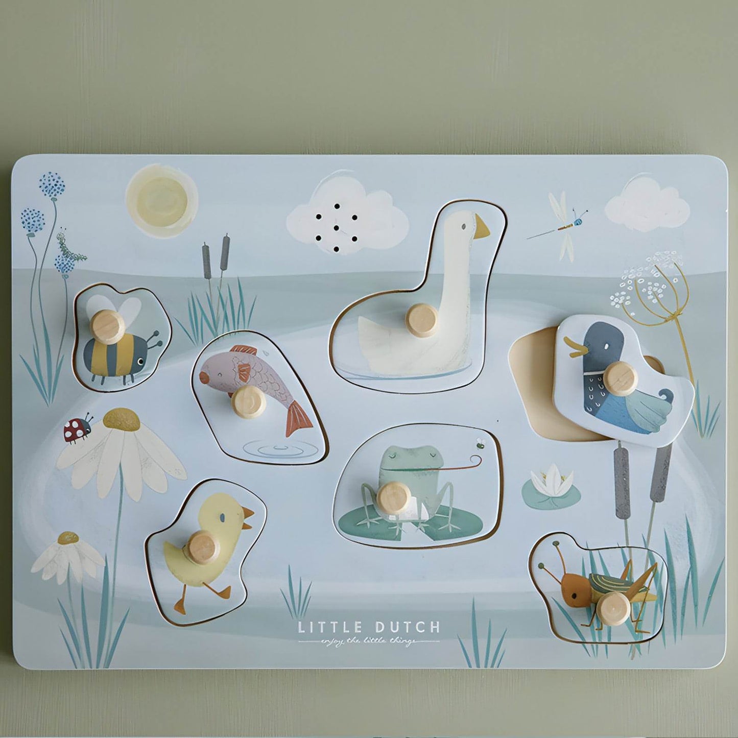 Puzzle de Encaixe Sonoro Little Goose