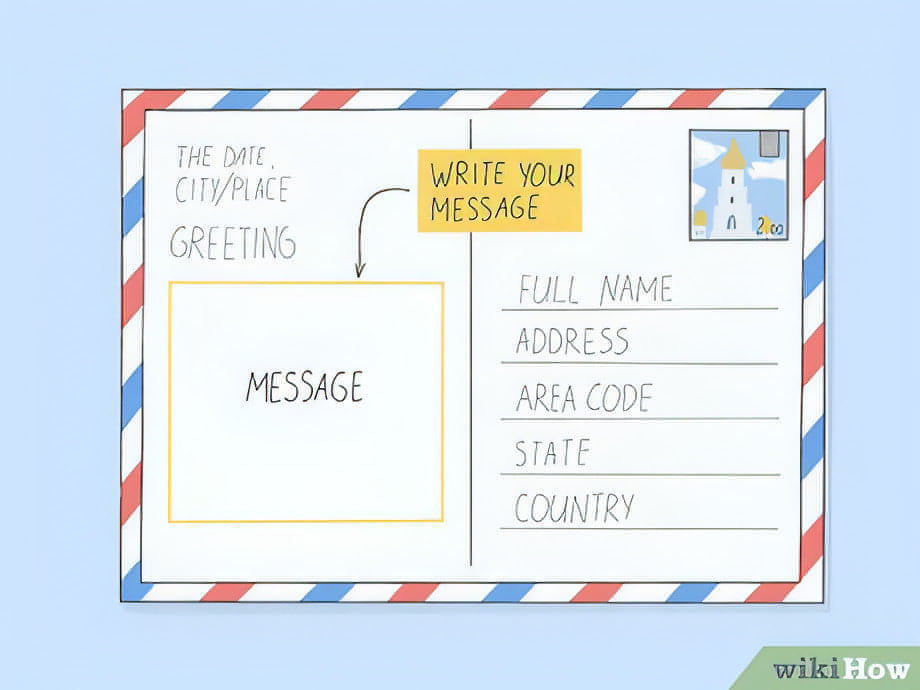 Cartão com mensagem